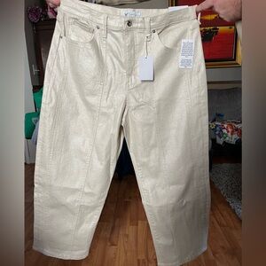 NWT Size 12 Jessica Simpson Denim Ecru versatile Jeans